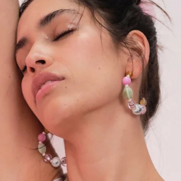 For Love And Lemons Carrie Hoops Earrings